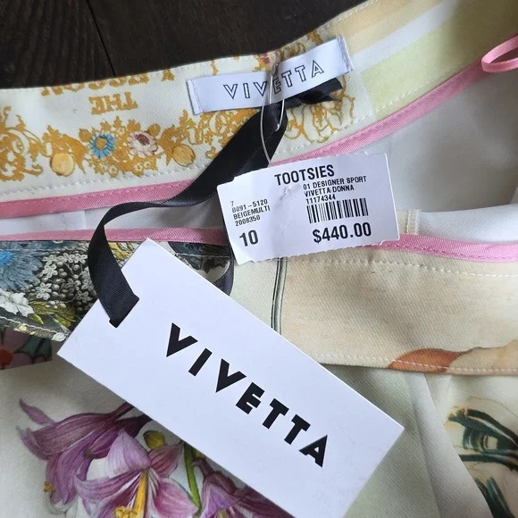 NWT Vivetta Graphic-Print Suit 2pc. Blazer Shorts - Picture 5 of 16